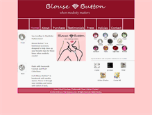 Tablet Screenshot of blousebutton.com